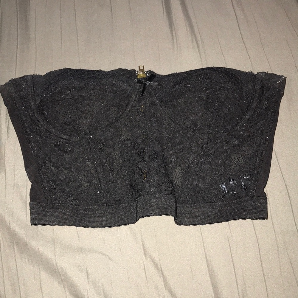Black crop top corset from Forever 21!